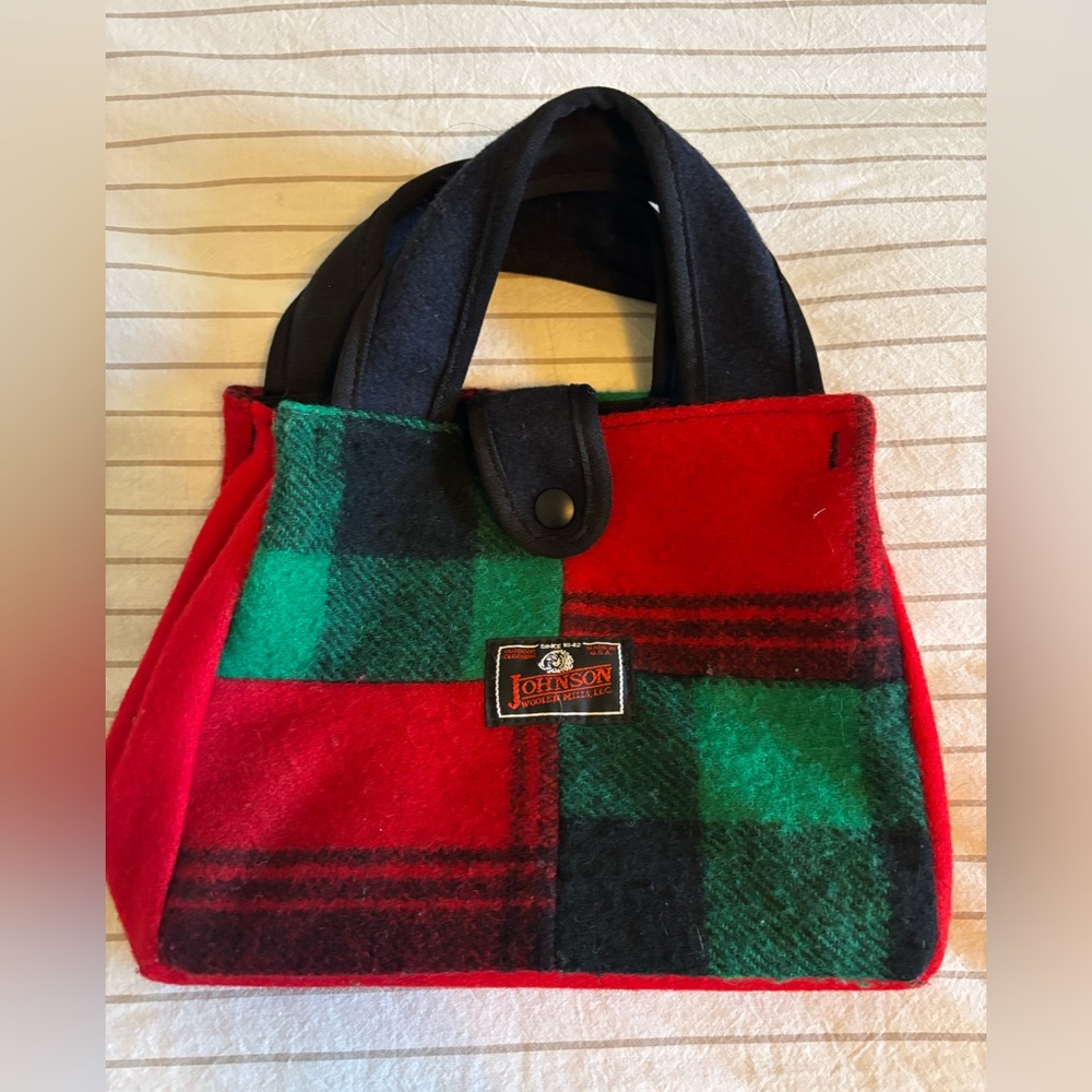 Small Wool Tote Bag- made in USA
